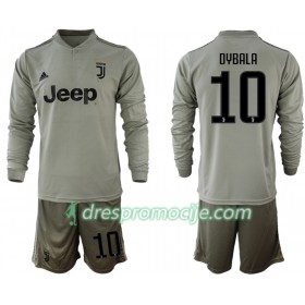 Juventus Dres DYBALA 10 Dječji Gostujući 2018/19 Dugim Rukavima
